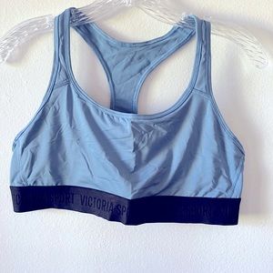 VS Sport Blue Racerback Sports Bra Size XL